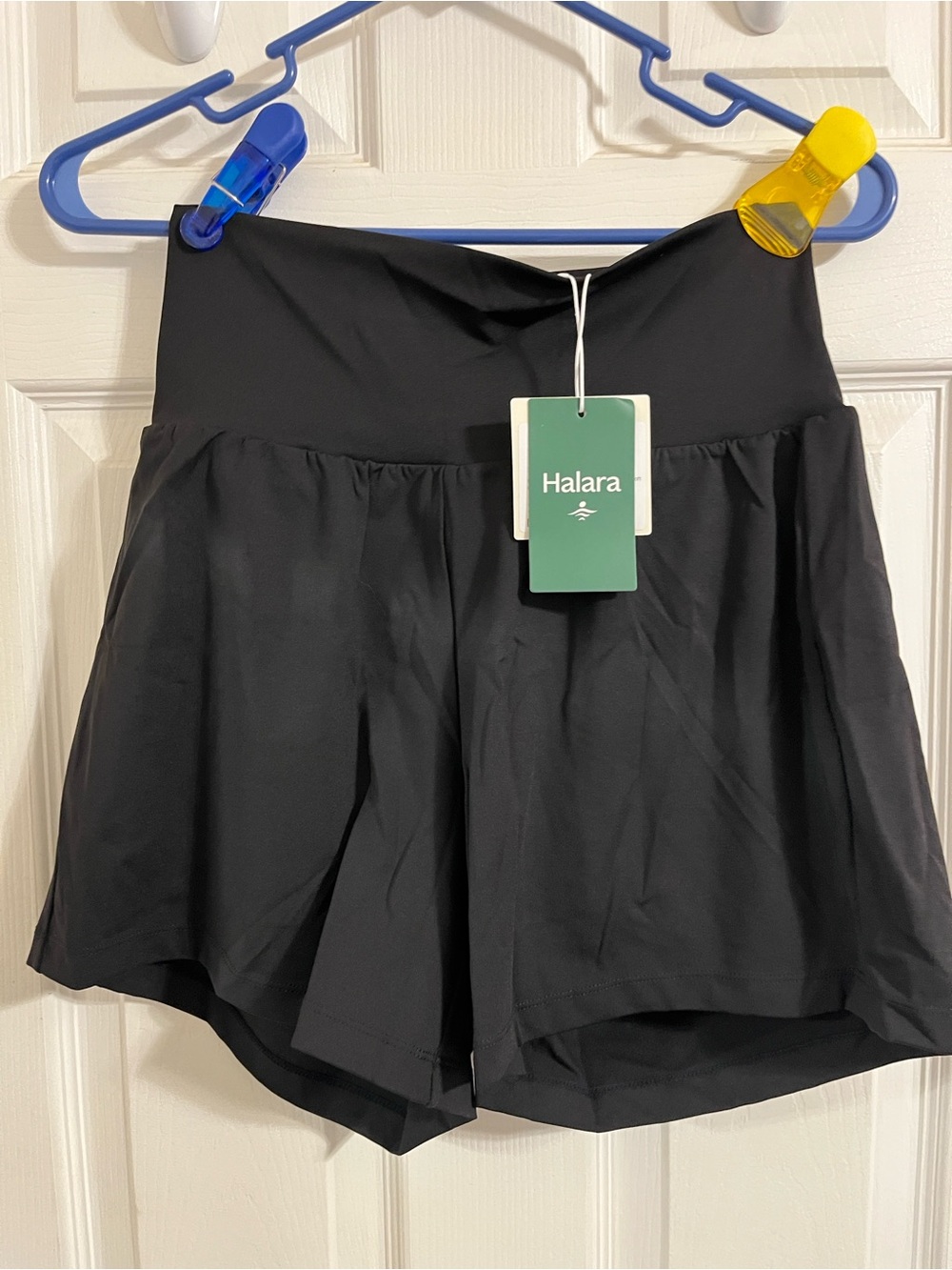 HALARA Black Athletic SoftlyZero with High Waistband